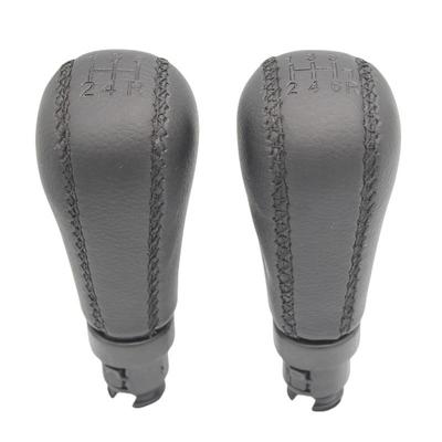 Black Leather Gear Shift Knob For Volvo S60 S80 V70 XC70 Sewing Leather 5/6 Manual Shifter Lever Pen Car Styling Accessories 7 Sold