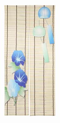 Sommer Noren Windspiel und Prunkwinde Schilf Lange Länge Japanisch Modern Spannstange Rauminnere Sichtschutz Vorhang, Design, Jalousie,