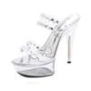 Fashion Shoes Woman Platform Sandals Summer Rose Sandals Slides Wedding Shoe Nightclub Sexy 13CM 15cm High-heeled Shoes Plus-size 34-44