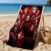 Horror Movie Characters Beach Towel, Microfiber Beach Towel, Perfect For Pool, Beach, Travel, Home Decor Beach Party Fan gifts