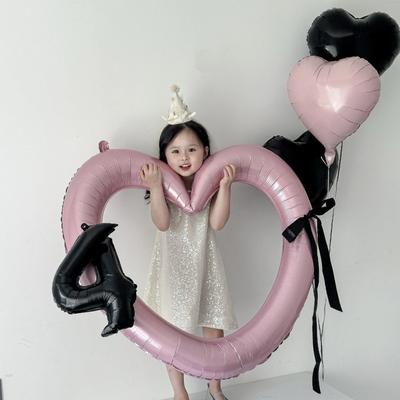 Hollow Out Love Heart Balloon Birthday Party Decoration Photo Props Love Ballons Baby Shower Wedding Party Gifts Party Balloon