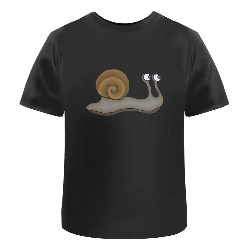 Schnecke Unisexs Unisexs Baumwoll-T-Shirts