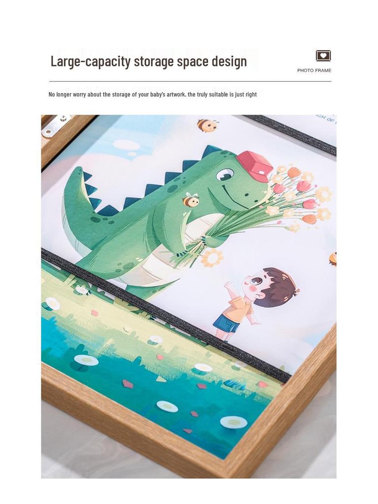 KidsArt Magnetic Photo Frame for Children's Artwork Display