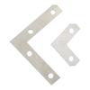 1 Set L Shaped Iron Corner Protectors 26mm/50mm Flat Fixing Mending Repair Plates Brackets for Table Jewelry Box Wooden Case