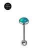 Titan 14G G23 Gerade Stange Ohrbrücke Piercing Schmuck - Phantomfarbe