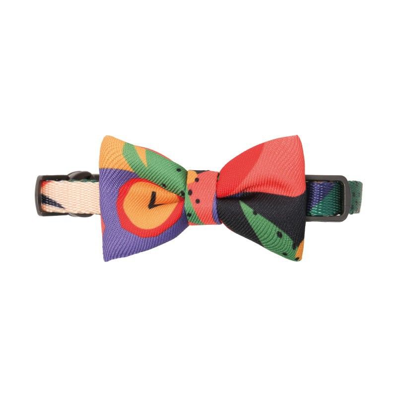 

Pidan Cat Collar Anti-Lock Safety Bandana Cat Bow Tie Small Size Dogs Dog Collar Bows Pet Supplies Beast color block (A2)