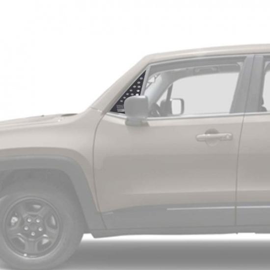 2x Auto Seitenfenster Glas Panel Abdeckung Zierleiste Für Jeep Renegade 2016-20 Muster