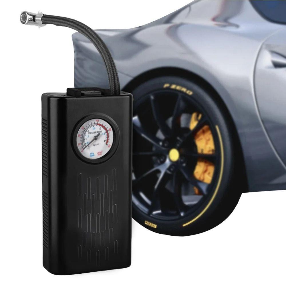 Pointer Pressure Gauge Electric Air Compressor Wireless Handheld Air Pump  Auto Bicycle