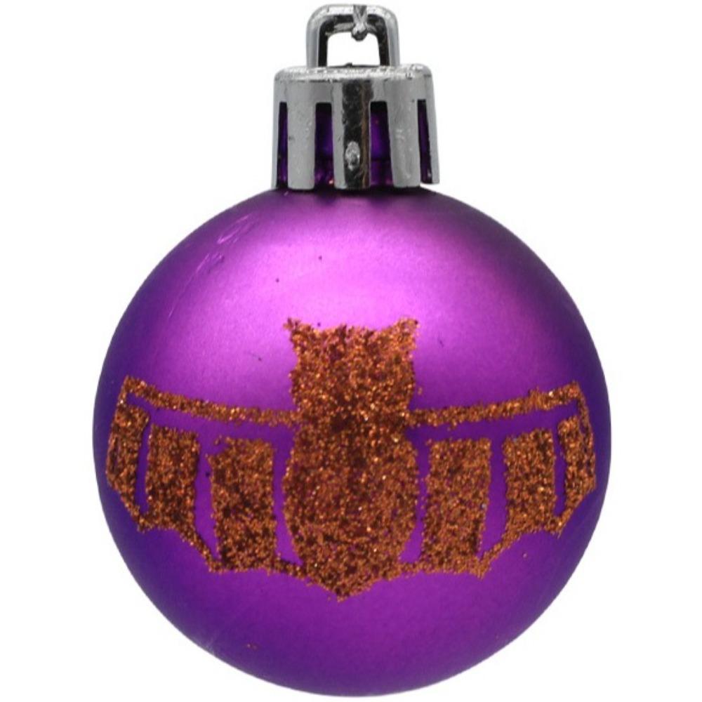 12PCS/Box New Painted Ball Halloween Ornament DIY Crafts Painted 4cm Desktop Decoration Party Gift Halloween Decoration