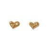 Heart-Shaped Crushed Ice Earrings for Women - 2026 Stylish and Versatile, Simple High-End Design