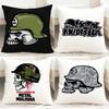 Motocross M-Metal MulishaS Cushion Cover Comfortable Reversible Pillow Cover Ideal for Car Sofa Bedroom & Beyond
