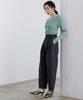 Yours Heart Neck Knit BEXT0243 L Mint Anti-Pilling Women's