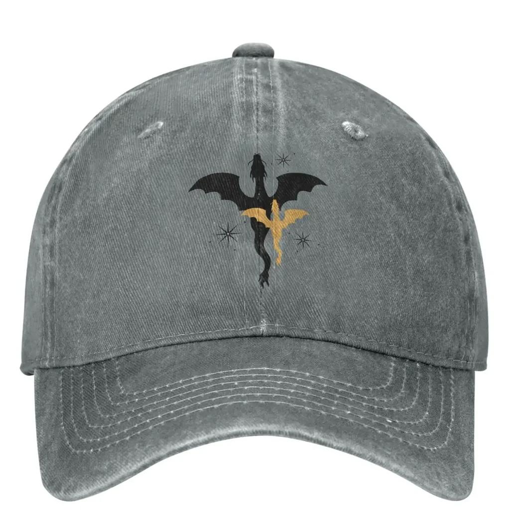 Retro Fjärde Vingen Drakar Basebollkepsar Unisex Stil Sliten Tvättad Huvudbonad Utomhus Träningskepsar Hatt