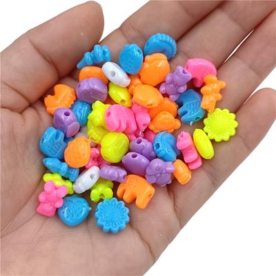 Forniture per feste in casa Perline sciolte Ciondoli fai da te per animali Piante Frutta Gioielli Creazione all'ingrosso Collana Bracciale 40 pezzi 10*12 mm