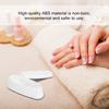 Portable White Nail Dipping Powder Tray Manicure Mould Nail Container