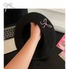Bowknot Embroidery Literary Painter Hat Wool Blend Women Beanies Cap Sweet Women Beret