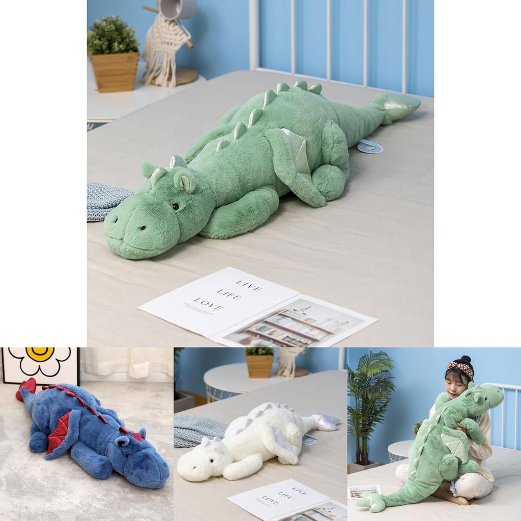 Cute Dinosaur Plush Toy Stuffed Dragon Doll Soft Baby Dragon Pillow Large For Kids
