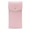 PU Leather Pen Bag Business Pen Pouch Small Storage Bag Portable Pencil Case Student School Supplies Stationery Bag