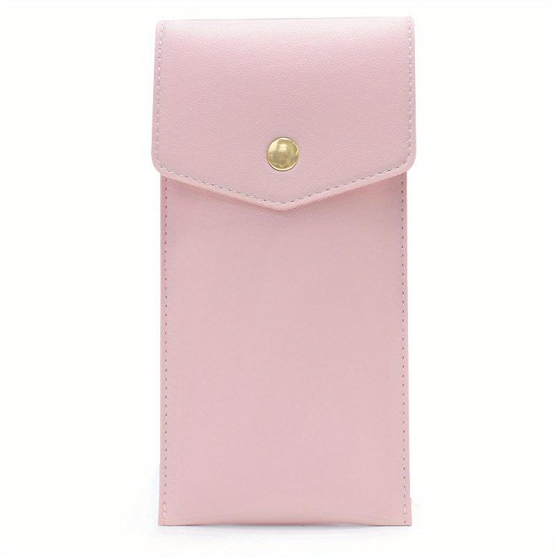 PU Leather Pen Bag Business Pen Pouch Small Storage Bag Portable Pencil Case Student School Supplies Stationery Bag