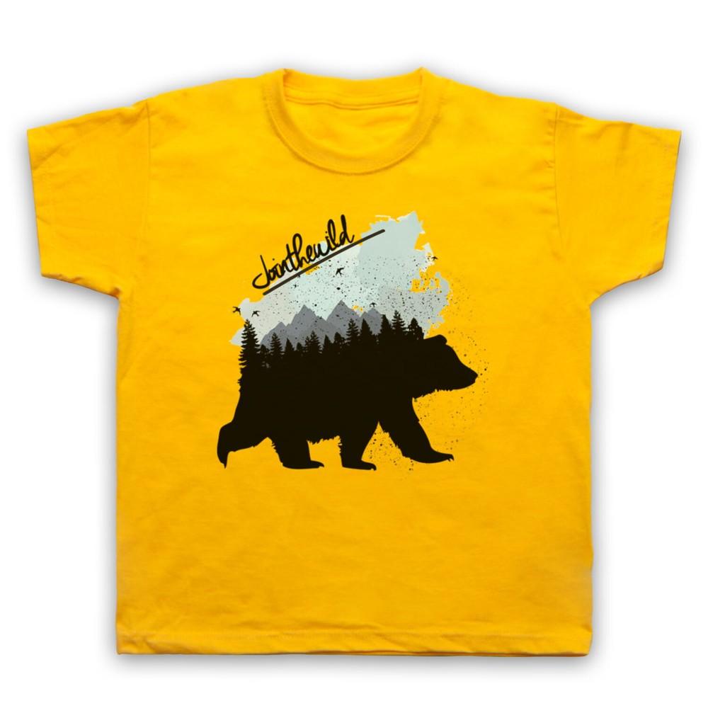 

Join The Wild Bear Graffiti Style Wildlife Love Nature Kids Childs T-Shirt M