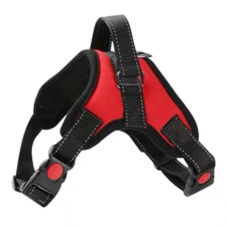 Pet Dog Harness - Adjustable Walking and Traction Rope with Supportive Chest Strap