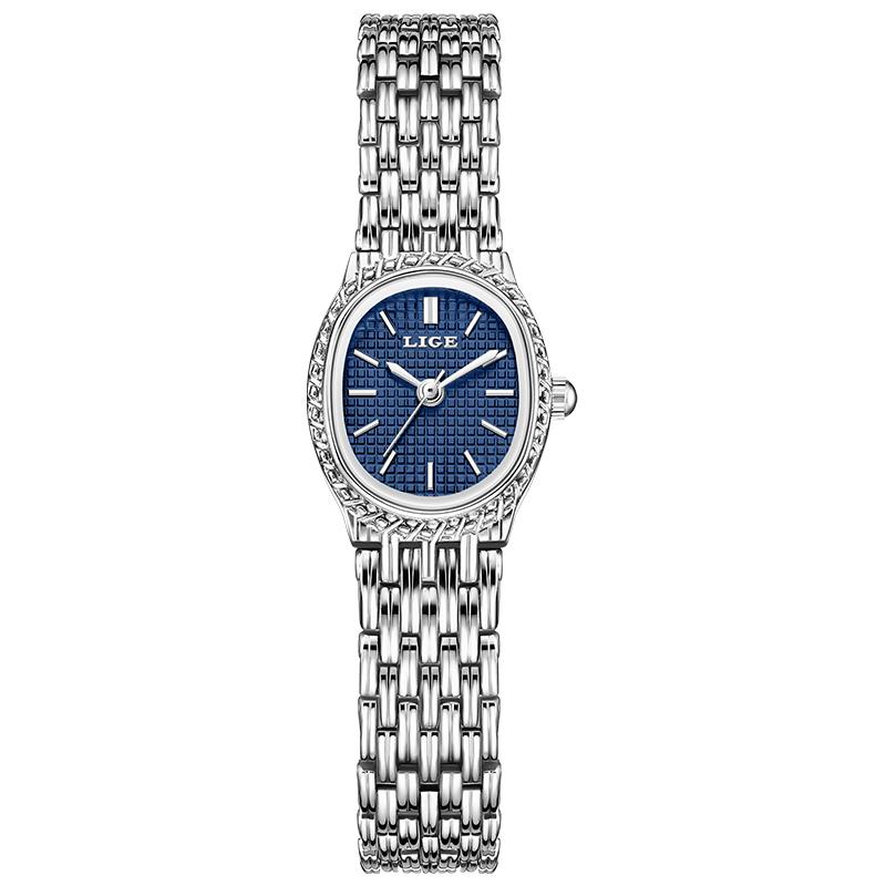 LIGE New Top Brand Luxury Watch For Women Creative Steel Waterproof Ladies Watch Fashion Elegant Women s Bracelet Quartz Watch