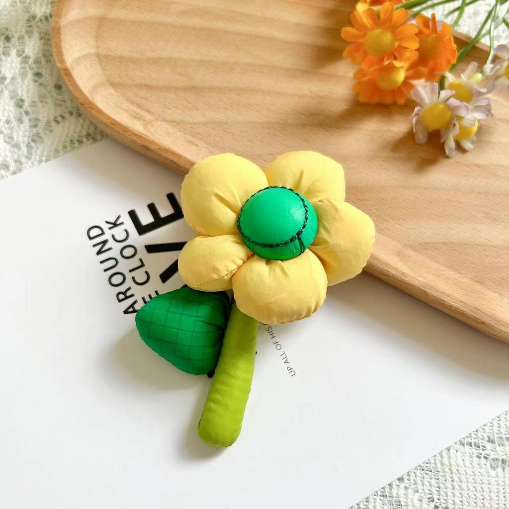 Summer Pastoral Fabric Flower Accessories: Shoes, Socks, Hair Clips, DIY Bag & Clothing