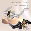 Door Handle Lock Round Entry Security Privacy Sliding Front Doors Entrance Keyed Locks For Bedroom Living Room Household