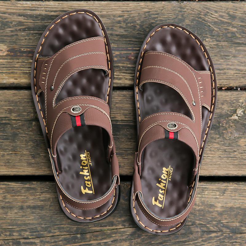 [Popular special offer] Sandals men's summer non-slip and wear-resistant sandals men's adult beach shoes wear dual-purpose cool slippers