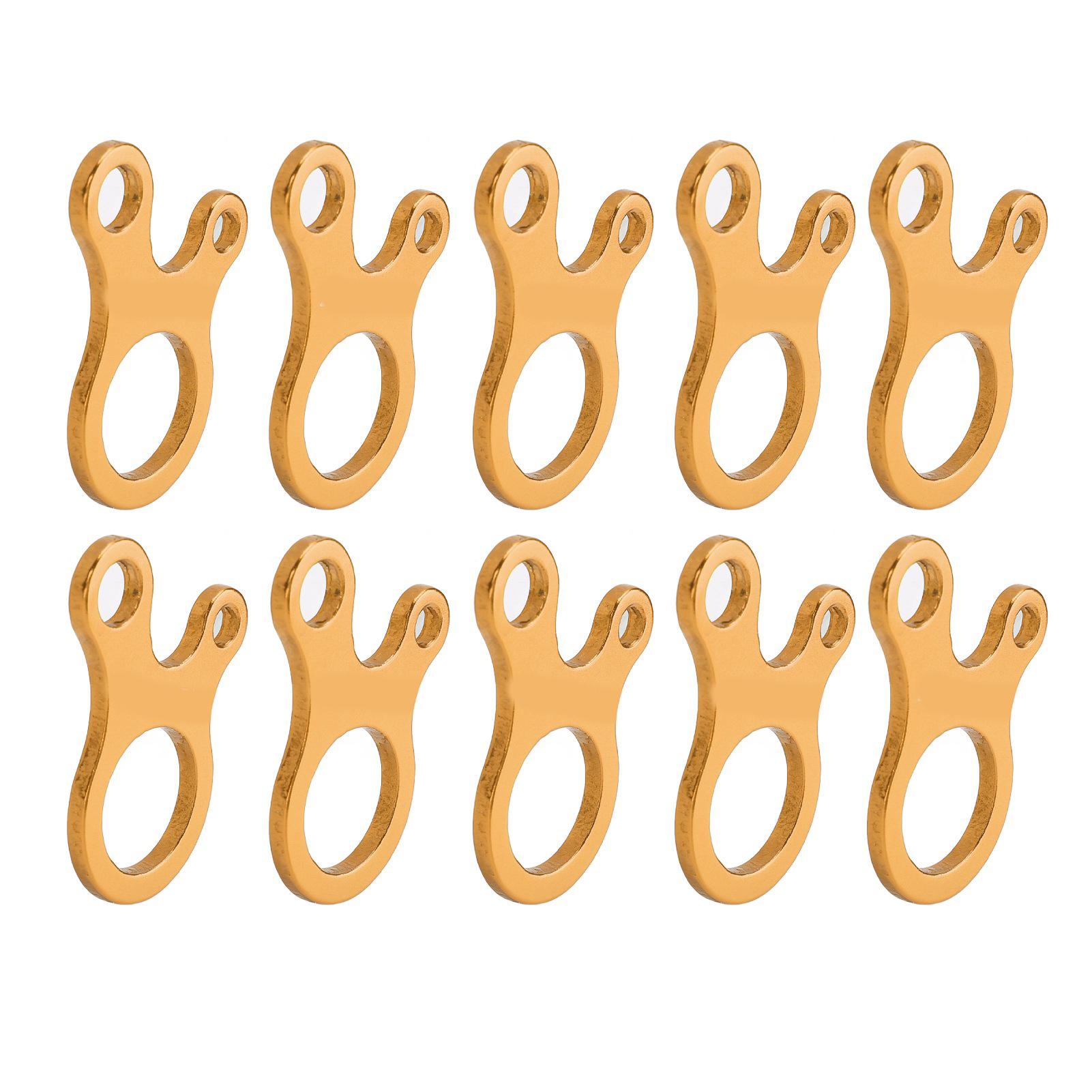 

3 Holes Rope Tensioner Guy Line Cord Tightening Adjusters for Tent Camping Hiking Backpacking Outdoor Activity Gold золотой