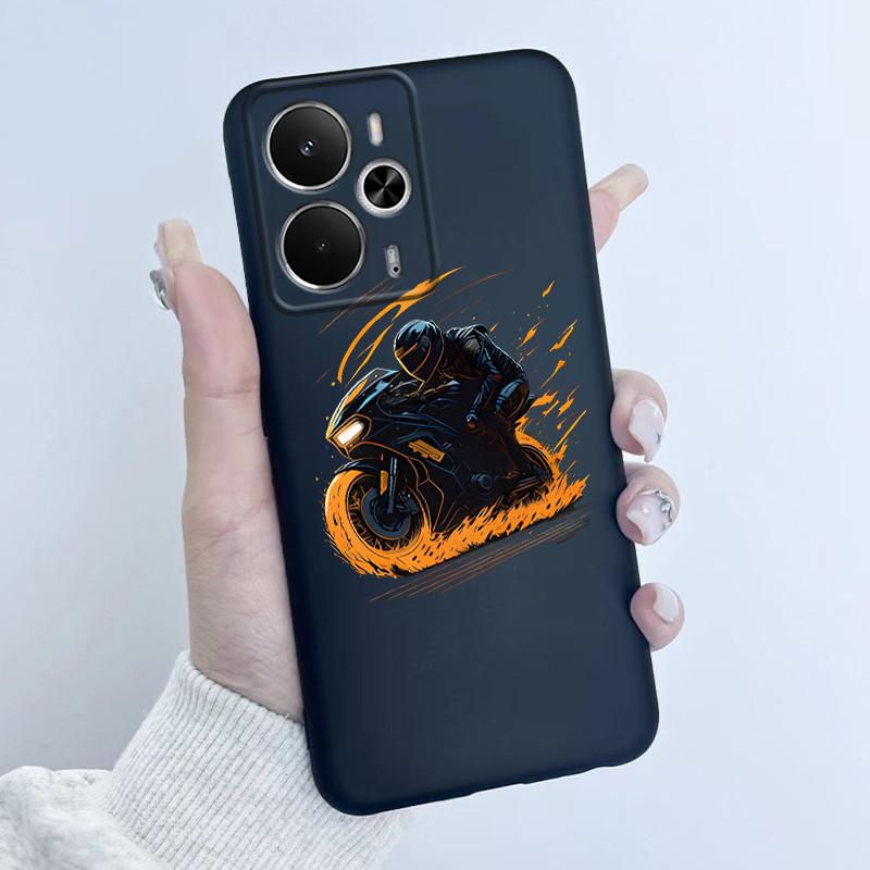 Cases For OPPO Realme 14 14T 5G Casing Fashion Flower Astronaut Girl Design Soft Silicone TPU Cover For Realme14T realme14 Coque