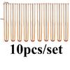 5pcs Plant Incubator for Hydroponic Flower Concrete Cement Plaster Resin Pot Clear Plastic Test Tubes Pot DIY Craft Making Tools