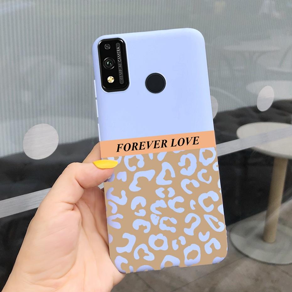 For Honor 9X Lite JSN-L21 Phone Case Honor 9X STK-LX1 Lovely Printing Macaroon Silicone Soft Cases Cover For Honor9X 9 X Lite