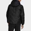 Adidas Originals Sport Zip Hooded Down Jacket Long Sleeve Winter Men Outerwear Black H13586