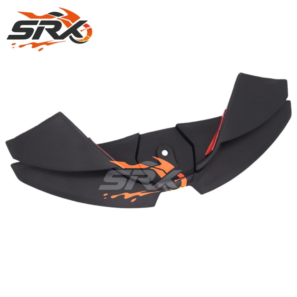 For Yamaha MT-07 2024 2025 Wind Wing Aerodynamics Fairing Winglets WingMotorcycle Front Spoiler Lower spoiler Front Lip чёрный