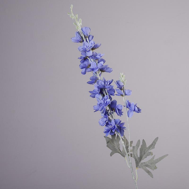 83Cm Flocking Delphinium Artificial Flower Branch Home Decoration Fetionzi Fake Flower Wedding Decor Banquet Photography Props