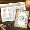 Mystical Journal For Divination Quickly Sketches Zones Light weight Spiritual Card Reading Journal