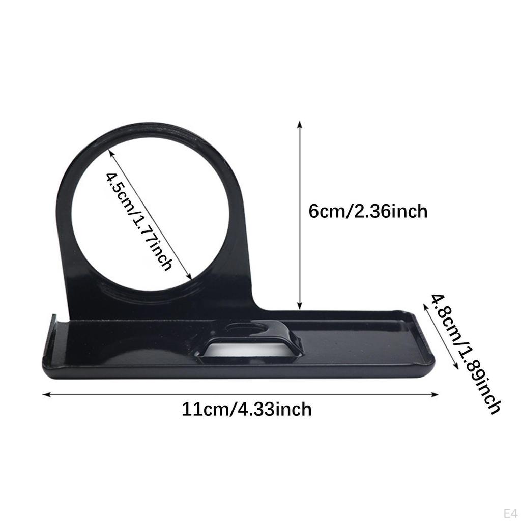 AGNANGO BASE ANGLE MOLINILE SUPPORT Metal Accessories Black Machine of Thick Steel