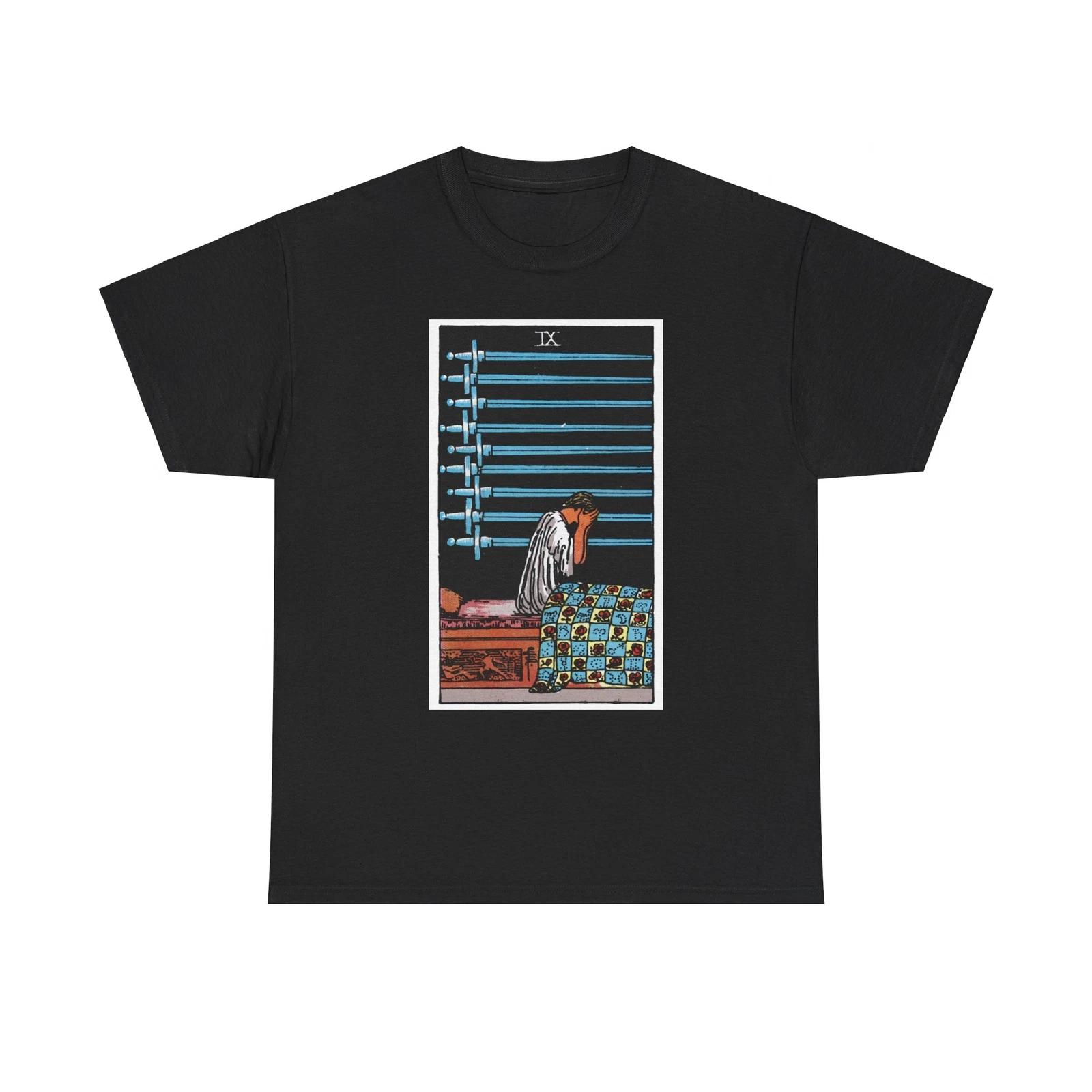 The 9 of Swords (Tarot Card) T shirt 2XL