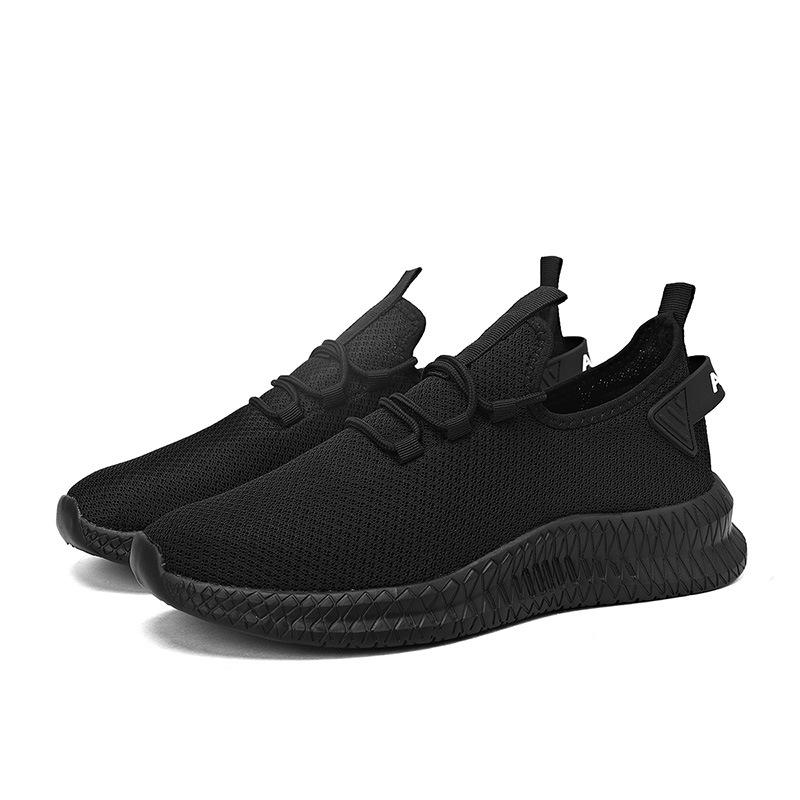 22 spring platform sports shoes, light and breathable fly-woven running shoes, teenage student sports shoes