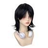 Ashely Short Wig for Men Fluffy Natural Black Hair High Temperature Fiber Synthetic Wigs Suitable for Daily Use Cosplay Sissy