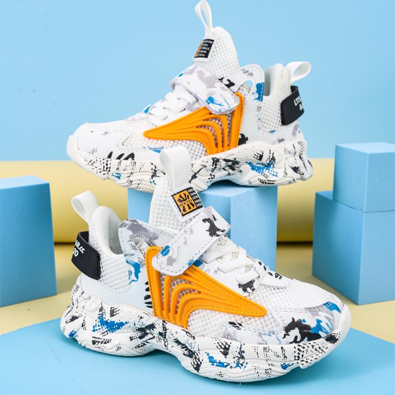 

SheIn, популярная обувь для мальчиков и девочек, легкая детская обувь для бега, кроссовки, кожаная обувь, летняя обувь