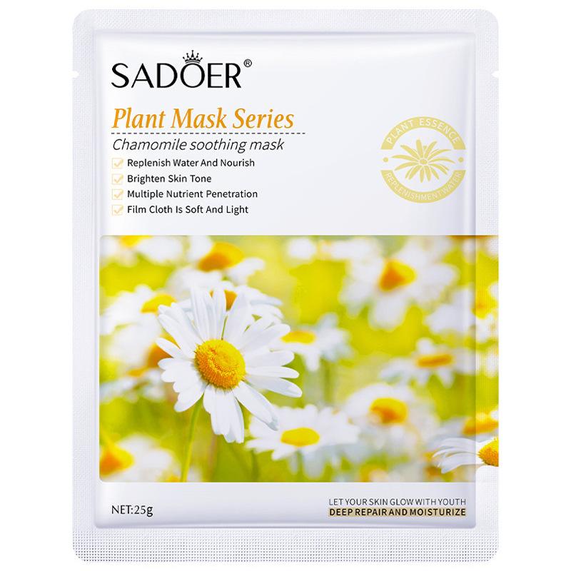 20Pcs Natural Fruit Plant Facial Mask Sheets Moisturizing Oil-Control Blueberry Cucumber Pomegranate Aloe Mask Korean Cosmetics