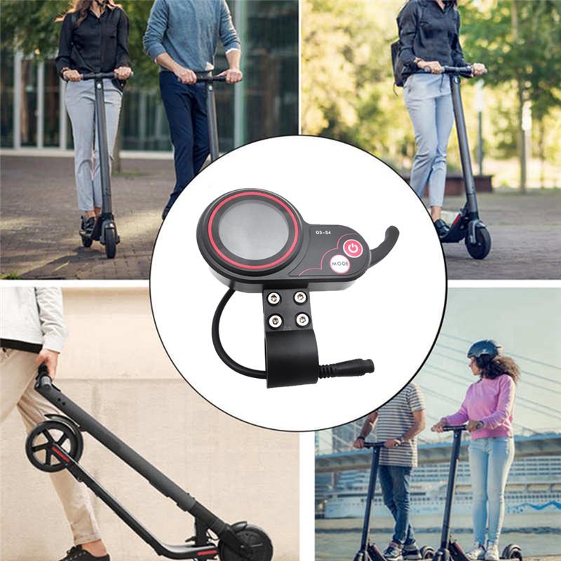 A03E-QS-S4 72V Thumb Throttle LCD Display Meter+Lgnition Lock Key Long Cable Only For Zero 11X Electric Scooter 6PIN Display Par