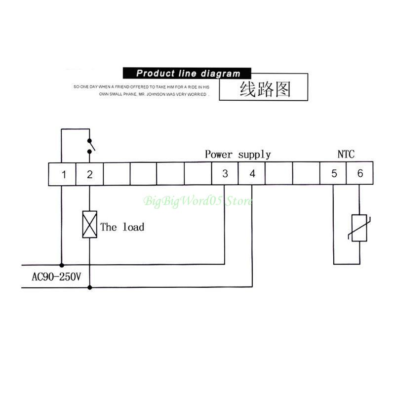 24TE Digital Temperature Controller Thermostat Regulator AC 90-250V Heating for Incubator Brooder Refrigerator Fermenter CN