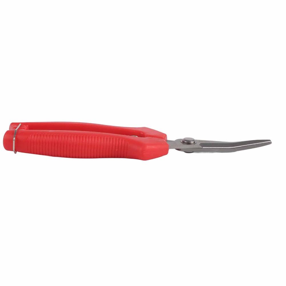 2PCS Straight Blade Pruning Shears Red Trimming Scissors Durable Garden Scissors
