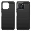 For Honor X6 4G Case Flexible TPU Phone Cover Carbon Fiber Texture Phone Shell