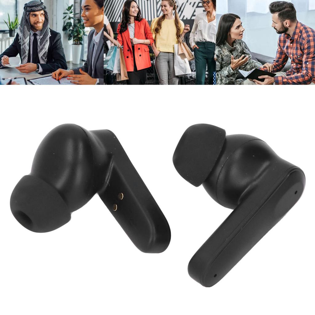 Al Translation Earbuds Real Time Translation Stereo Sound Portable Language Translator Earphones for Travel Business Trip
