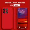 Poco X6 Pro Case Luxury Liquid Silicone Soft Case For Xiaomi Poco X6 Pro Poco X 6 Pro X6Pro Pocox6 Pro 5G Shockproof Back Cover