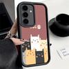 Phone Case for Samsung Galaxy A17 A16 A15 A14 A13 Cartoon Cute Cats Theme A56 A36 A26 A55 A35 A25 A54 A34 A24 A53 A33 A23 A07 A0